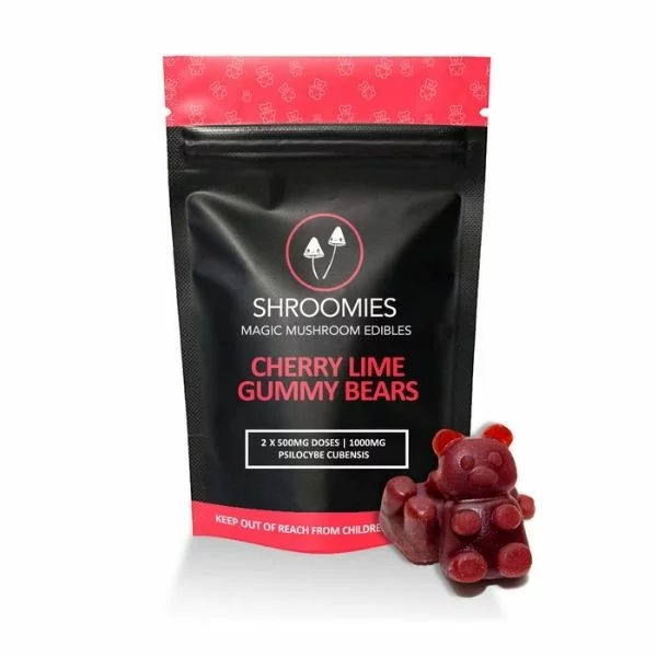 Shroomies Gummy Bears Cherry Lime 1000mg