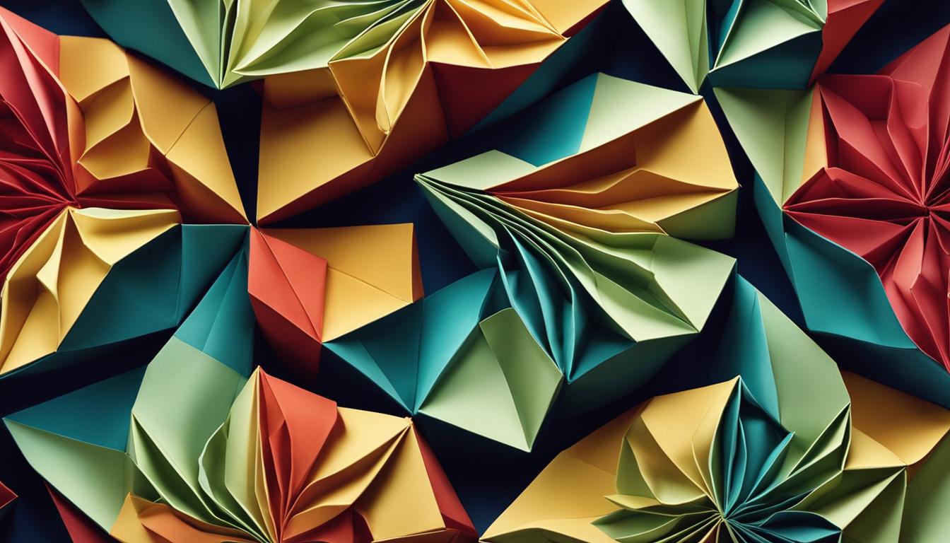 Intricate origami extraction pattern