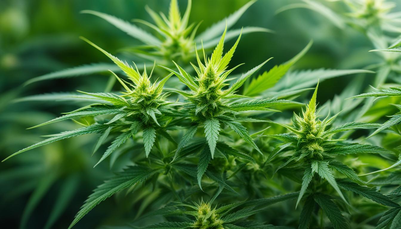 Organically grown cannabis plants